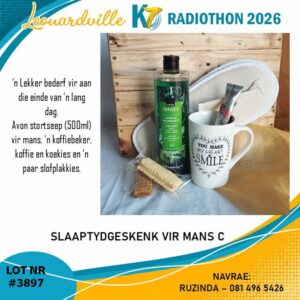 #3897 Slaaptydgeskenk vir Mans - C