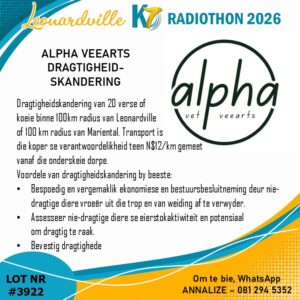 #3922 Alpha Veearts Dragtigheidskandering