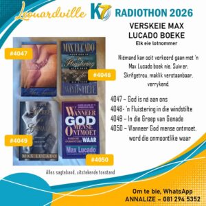 #4047 - 50 Verskeie Max Lucado Boeke