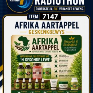#7147 Afrika Aartappel Geskenkbewys