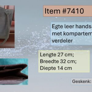 #7410 Egte Leer Handsak