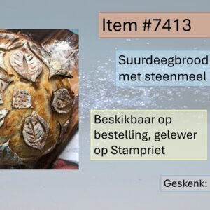 #7413 Suurdeegbrood met steenmeel