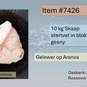#7426 10Kg Skaapvet