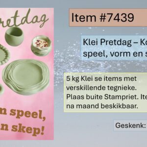#7439 Klei Pretdag