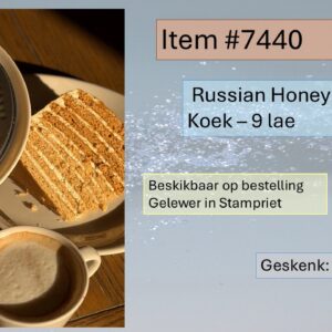 #7440 Russian Honey Koek - 9 Lae