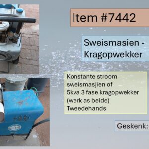 #7442 Sweismasjien / Kragopwekker