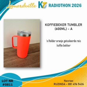 #0811 Koffiebeker Tumbler (600ml) - A