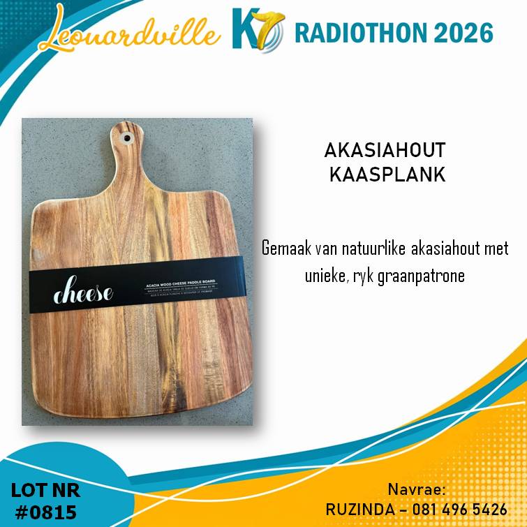 #0815 Akasiehout Kaasplank
