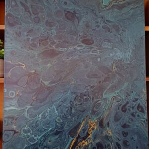#8671 Fluid Art Skildery op Canvas