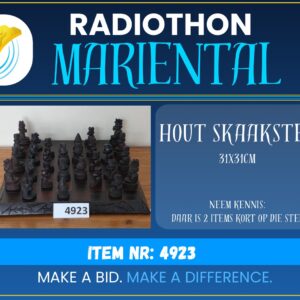 #4923 Hout Skaakstel