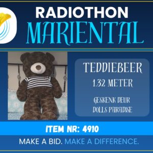 #4910 Teddiebeer 1.32 meter