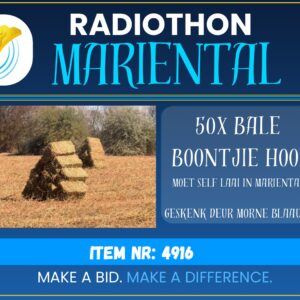 #4916 Bale Boontjie Hooi 50x