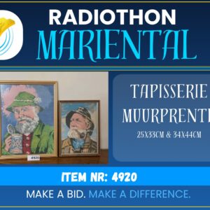 #4920 Tapisserie Muurprente