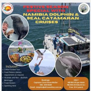 #8305 Catamaran Cruise, Namibia Dolphin & Seal Catamaran Cruises