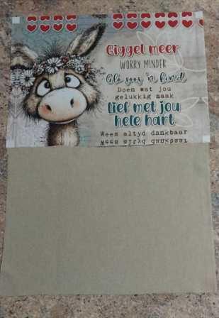 #9280 - 1 x Enkelkant skinkbordlappie (ongeveer 47,5 x 33,5 cm) - Image 4