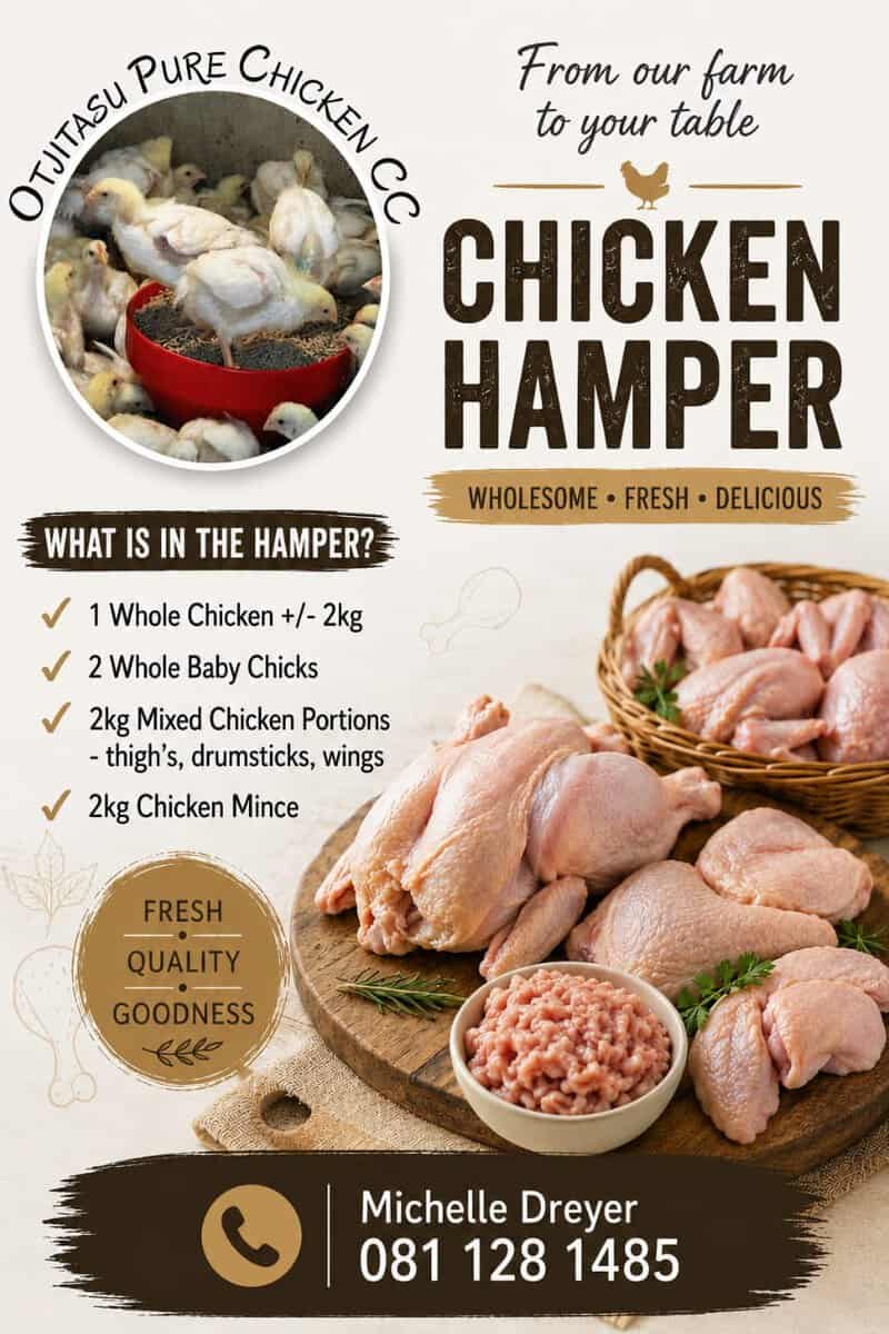 #5958 Otjitasu Pure Chicken CC Hoendermandjie Waarde:N$1000