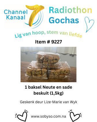 #9227 - 1 baksel Neute en sade beskuit (1,5kg)