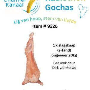 #9228 - 1 x 2-tand slagskaap (ongeveer 20kg)