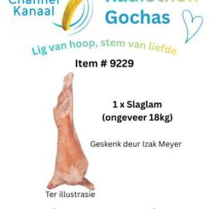 #9229 - 1 x slaglam (ongeveer 18kg)