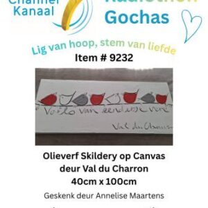 #9232 - Olieverf skildery op Canvas - Val du Charron (40 x 100cm)
