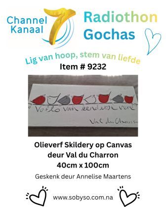 #9232 - Olieverf skildery op Canvas - Val du Charron (40 x 100cm)
