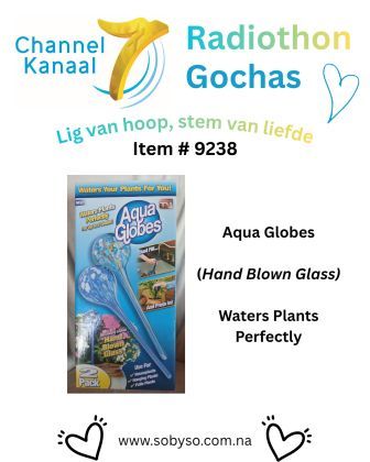 #9238 - 2 x Aqua Globes - Waters your plants perfectly for up to 2 weeks