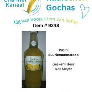 #9248 - 750ml suurlemoenstroop