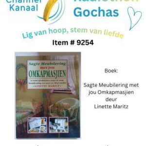 #9254 - Boek - Sagte Meubilering met jou omkapmasjien - Linette Maritz