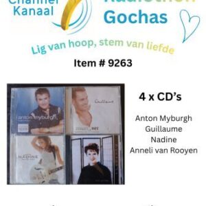 #9263 - 4 CD's - Anton Myburgh; Guillaume; Nadine; Anneli van Rooyen