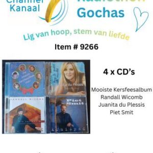 #9266 - 4 CD's - Piet Smit; Randall Wicomb; Juanita du Plessis; Kersfeesalbum
