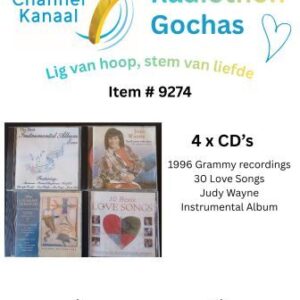 #9274 - 4 CD's - Instrumental Album; Jody Wayne; Grammy recordings; 30 best Love songs