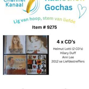 #9275 - 4 CD's - Helmut Lotti; Hilary Duff; Ann Lee; 2012 Liefdestreffers
