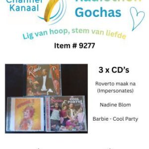 #9277 - 3 CD's - Roberto; Nadine Blom; Barbie's cool party