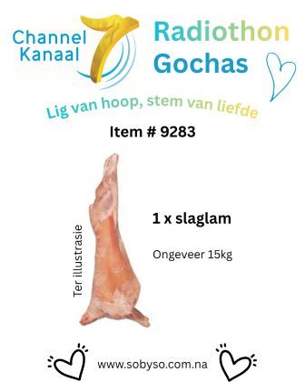 #9283 - 1 x Slaglam (ongeveer 15kg)