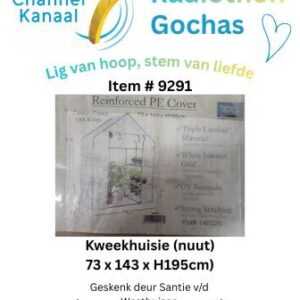#9291 - Kweekhuisie (73 x 143 x H195cm)