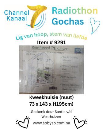 #9291 - Kweekhuisie (73 x 143 x H195cm)