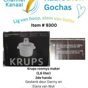 #9300 - Krups Roomys maker (1.6 liter)
