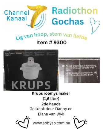 #9300 - Krups Roomys maker (1.6 liter)
