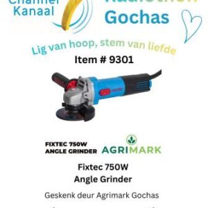 #9301 - Fixtec 750W Angle Grinder - Agrimark Gochas