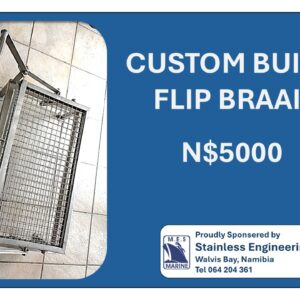 #0699 Mes Stainless Engineering cc n Rooster ter waarde van 5000 n custom built flip rooster