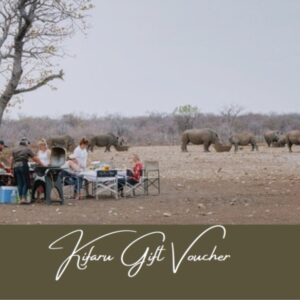 #8681 Kifaru Bush camp geskenk bewys