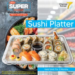 #8342 Sushi Platter by Metro Venus