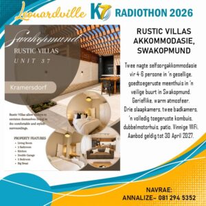 #3839 Rustic Villas, Akkommodasie, Swakopmund
