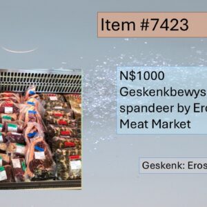 #7423 Eros Meat Market Geskenk Bewys