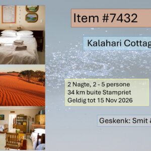 #7432 Kalahari Cottage