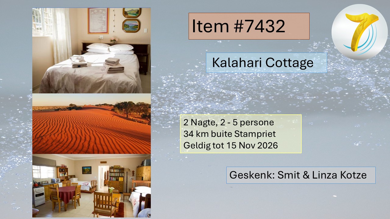 #7432 Kalahari Cottage