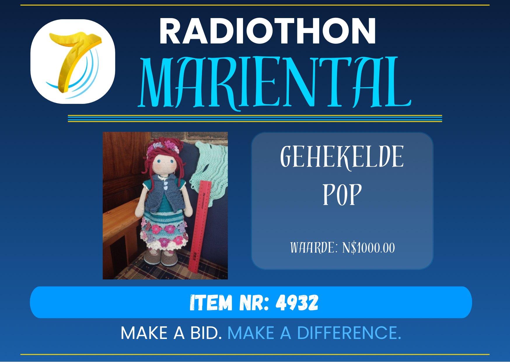 #4932 Gehekelde Pop