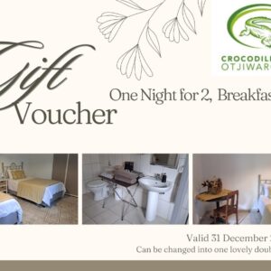 #5912 Oornagverblyf – Crocodile Farm Otjiwarongo Waarde:N$1400