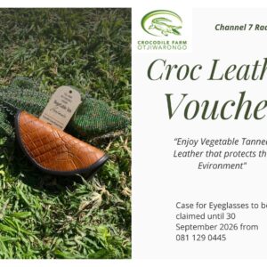 #5913 Brilhuisie – Crocodile Farm Otjiwarongo Waarde:1250