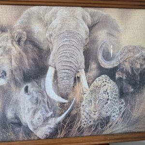 #5946 Geraamde Big 5 Legkaart Waarde:N$700